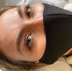 Eyebrow Tattoo result by The Brow Bungalow in Santa Monica, CA