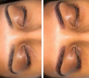 Eyebrow Tattoo result by The Brow Bungalow in Santa Monica, CA