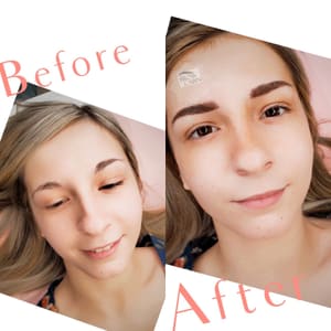 Eyebrow Tattoo result by The Brow Cabin - Microblading, Powder Brows & Permenant Makeup in Spring Hill, FL