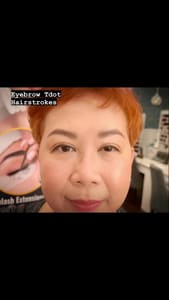 Eyebrow Tattoo result by The Brow Clinic - Eyebrow Expert natural NANO BROWS Mircroblading Ombre Brows Lash Skincare Facial Houston Texas in Houston, TX