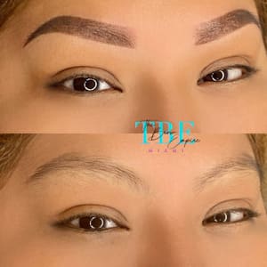 Eyebrow Tattoo result by The Brow Empire Miami in Cutler Bay, FL