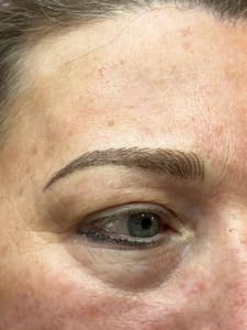 Eyebrow Tattoo result by The Brow Fairy in Columbia Station, OH