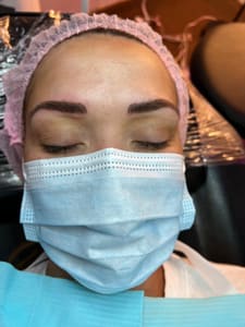 Eyebrow Tattoo result by The Brow Fairy in Columbia Station, OH