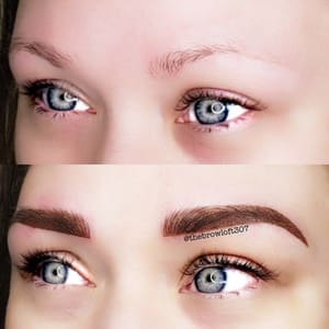 Eyebrow Tattoo result by The Brow Loft 307: Microblading & Permanent Makeup in Lincoln, NE