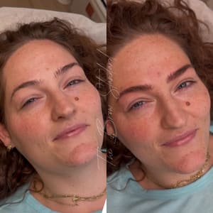 Eyebrow Tattoo result by The Brow Standard in Marlborough, MA
