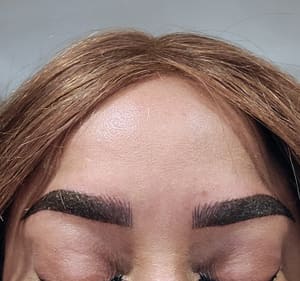 Eyebrow Tattoo result by the brows academy in Garden Grove, CA