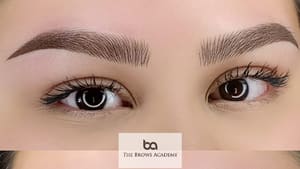 Eyebrow Tattoo result by the brows academy in Garden Grove, CA