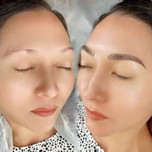 Eyebrow Tattoo result by The Brows Artist in Dallas, TX