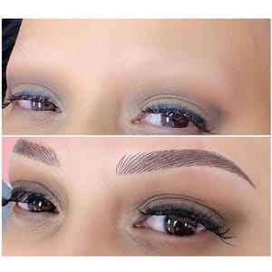 Eyebrow Tattoo result by The Brows Artist in Dallas, TX