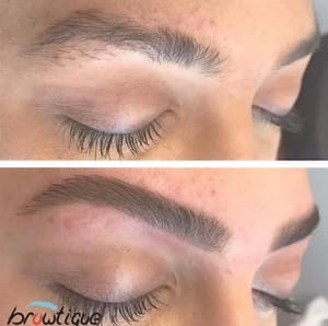 Eyebrow Tattoo result by The Browtique in Bexley, OH