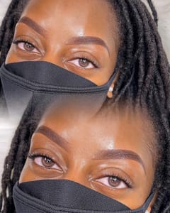 Eyebrow Tattoo result by The Byoode Studio in Lombard, IL