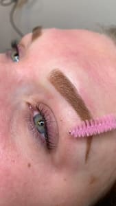 Eyebrow Tattoo result by The Charm Collective in Glen Burnie, MD