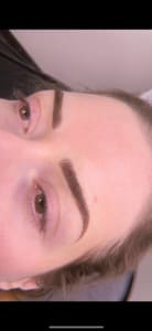 Eyebrow Tattoo result by The Charm Collective in Glen Burnie, MD