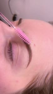 Eyebrow Tattoo result by The Charm Collective in Glen Burnie, MD