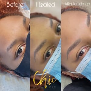 Eyebrow Tattoo result by The Chic Brow Bar in Riverside, CA