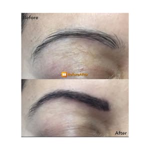 Eyebrow Tattoo result by The Cosmetic Center Of Permanent Make Up in Marlton, NJ