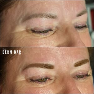 Eyebrow Tattoo result by The Derm Bar STL in Creve Coeur, MO