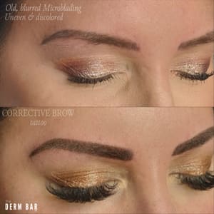 Eyebrow Tattoo result by The Derm Bar STL in Creve Coeur, MO