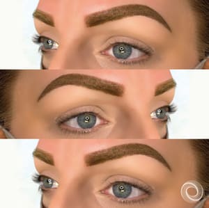 Eyebrow Tattoo result by The Esthetic Center in Boynton Beach, FL