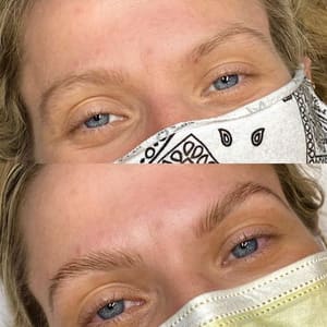 Eyebrow Tattoo result by The Esthetic Movement in Wilmington, DE