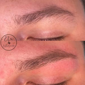Eyebrow Tattoo result by The ETX Esthetician in Longview, TX