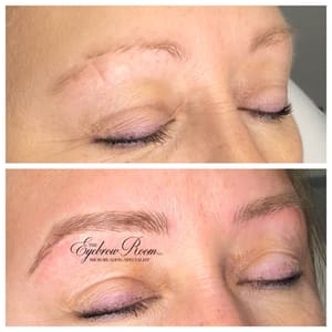 Eyebrow Tattoo result by The Eyebrow Room LLC Microblading Specialist in Sandusky, OH