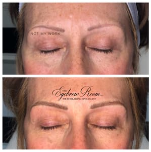 Eyebrow Tattoo result by The Eyebrow Room LLC Microblading Specialist in Sandusky, OH