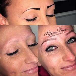 Eyebrow Tattoo result by The Eyebrow Room LLC Microblading Specialist in Sandusky, OH