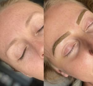 Eyebrow Tattoo result by The Face and Body Edit in Pacific, MO