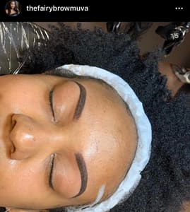 Eyebrow Tattoo result by The Fairy Brow Muva in Harrisburg, PA