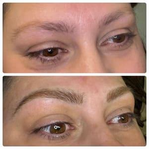 Eyebrow Tattoo result by The Feathered Brow LLC in Mckinney, TX