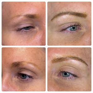 Eyebrow Tattoo result by The Feathered Brow LLC in Mckinney, TX