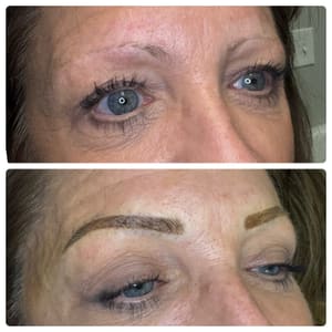 Eyebrow Tattoo result by The Feathered Brow LLC in Mckinney, TX