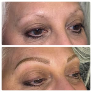 Eyebrow Tattoo result by The Feathered Brow LLC in Mckinney, TX