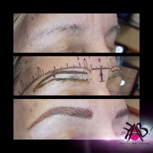 Eyebrow Tattoo result by The Fine Arts of Beauty; Pittsburgh's Premier Permanent Makeup Place in Cranberry Township, PA