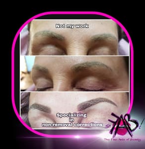 Eyebrow Tattoo result by The Fine Arts of Beauty; Pittsburgh's Premier Permanent Makeup Place in Cranberry Township, PA