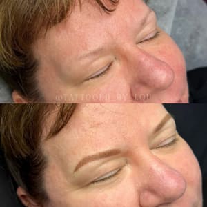 Eyebrow Tattoo result by The Fine Line in Waco, TX