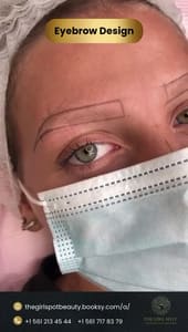Eyebrow Tattoo result by The Girl Spot Beauty in Boca Raton, FL