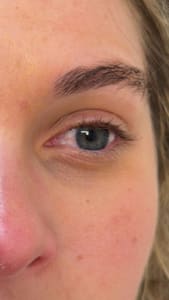 Eyebrow Tattoo result by The Glam Room in Ashburn, VA