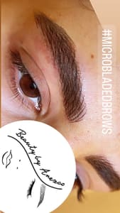 Eyebrow Tattoo result by The Glam Room in Ashburn, VA