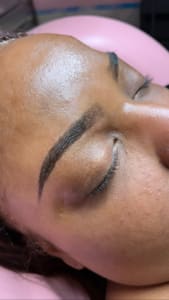 Eyebrow Tattoo result by The GlamHer Room in St Charles, MO