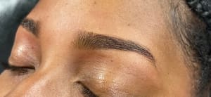 Eyebrow Tattoo result by The Gleaux Lab in West Monroe, LA