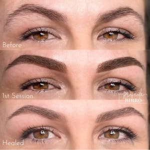 Eyebrow Tattoo result by The Glo Company in Deerfield Beach, FL
