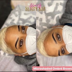 Eyebrow Tattoo result by The Glow Up Beauty Bar in Marlow Heights, MD