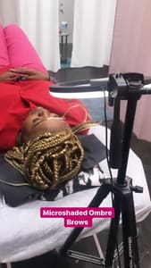Eyebrow Tattoo result by The Glow Up Beauty Bar in Marlow Heights, MD