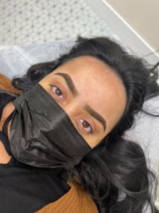 Eyebrow Tattoo result by The Glow Up Haus LLC in Henderson, NV