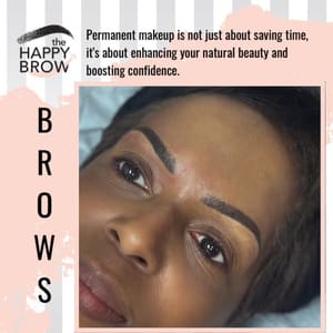 Eyebrow Tattoo result by The Happy Brow in Algonquin, IL