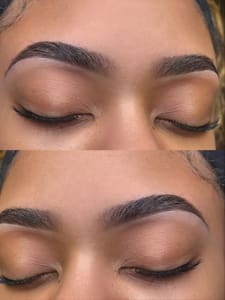 Eyebrow Tattoo result by The Haus of Brows in Lakewood, OH