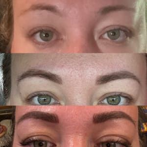 Eyebrow Tattoo result by The Hideaway Spa in Lodi, CA