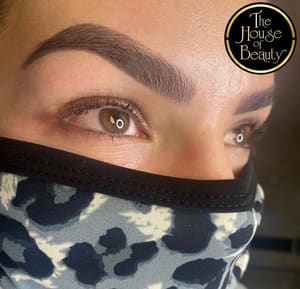 Eyebrow Tattoo result by The House of Beauty in Laredo, TX
